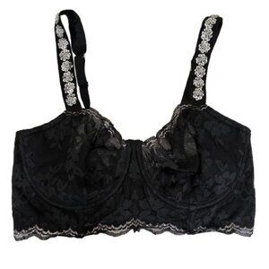 Victoria’s Secret Dream Angels Push-Up Sheer Lace Bra 34DDD Glam